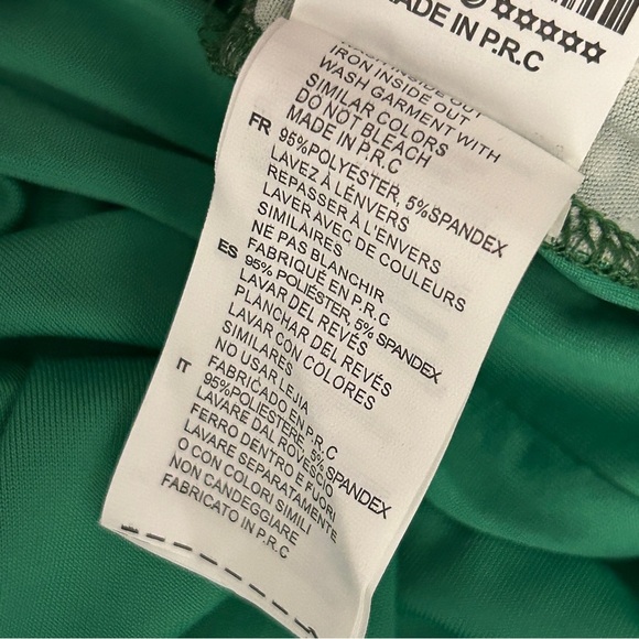 **NWT Smashed Lemon Green/White Patterned Midi Dress Size S - Picture 10 of 15